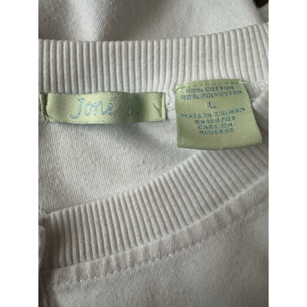 Joni B. Womens White Activewear Jacket Size L - Picture 7 of 8